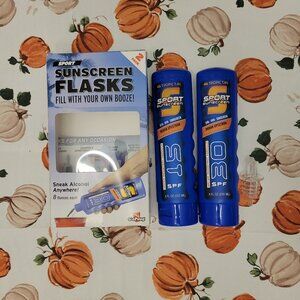 SUNSCREEN FLASKS NWOT
